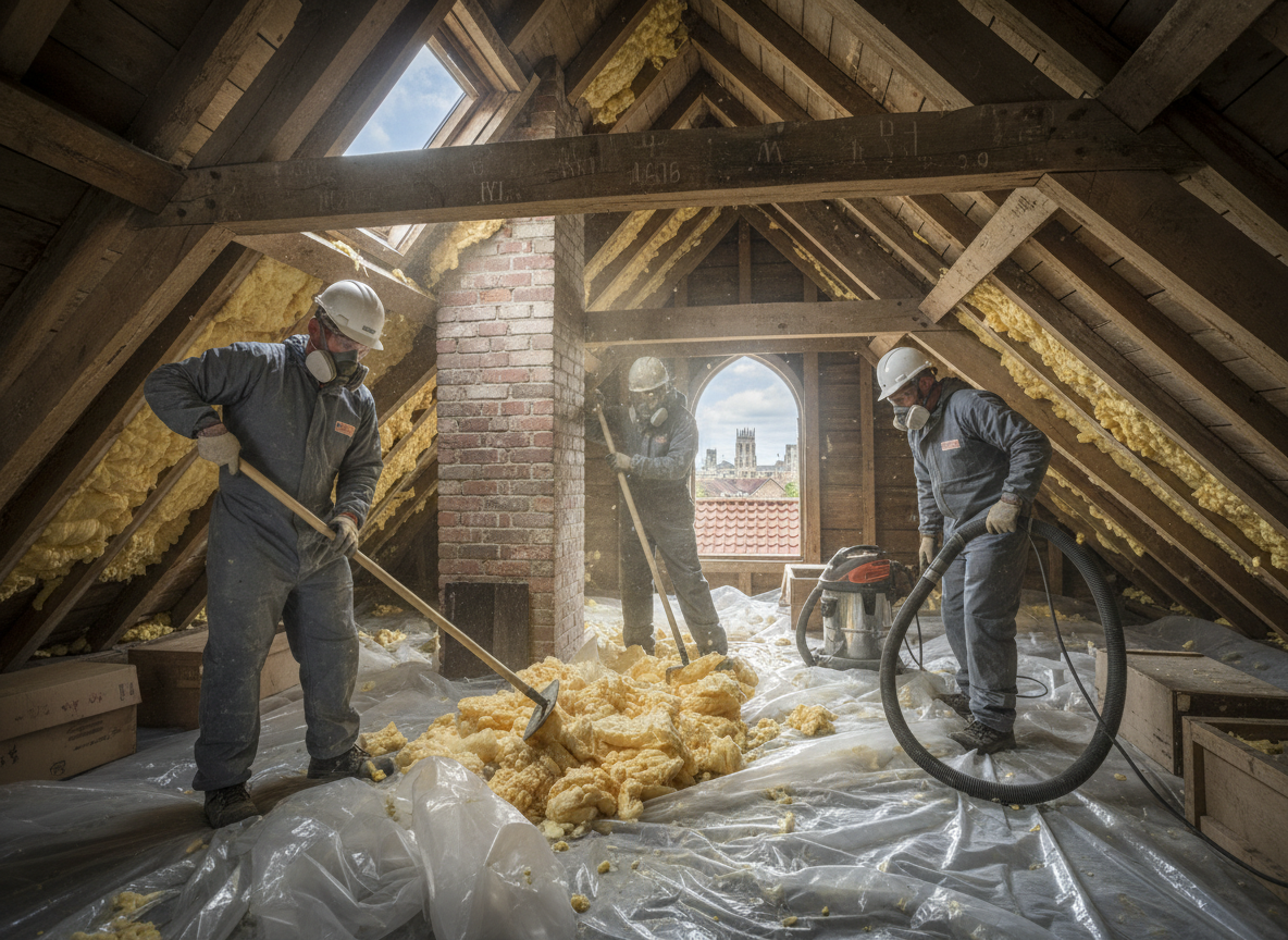 Spray Foam Removal in Dunnington